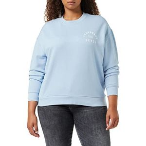 Lee Dames Legendary Denim Crew Sweatshirt, Blue Sky, L