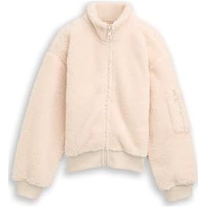 TOM TAILOR sweatjack voor meisjes, 36990 - Cloudy Beige, 140