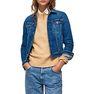 Pepe Jeans Core Jacket, damesjas, blauw (denim-CQ5), XXS
