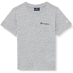 Champion Legacy American Classics-S Logo S/S T-shirt kinderen en jongeren, Grijs Melange, 3-4 anni