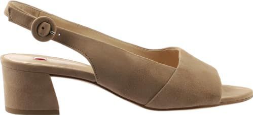 Sandaal - Joy - Effen - Leer/Suède - Blokhak - Open Toe