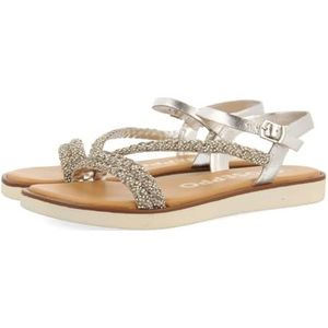 GIOSEPPO Wallowa Damessandalen, zilver, 37 EU, Foema gorro graduación, 37 EU