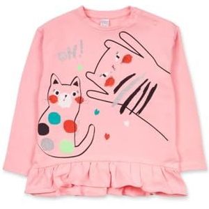 Tuc Tuc T-shirt voor meisjes, Roze, 12 Maanden