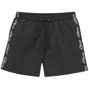 Look - Unikleur - Zwembroek - Zwart - Elastisch Band