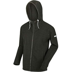 Laszlo fleece met hele rits met capuchon en zakken