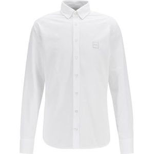 BOSS Mabsoot vrijetijdshemd voor heren, wit (wit 00100), XL