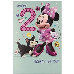 Leeftijd 2 Verjaardagskaart Van Hallmark - Minnie Mouse Design