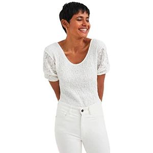 Desigual Dames Body_alejandria T-shirt, wit, S