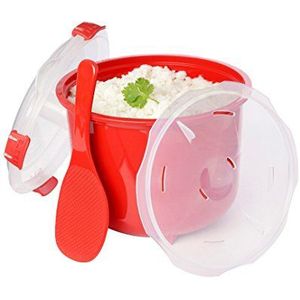 Sistema Microwave Rijstkoker magnetron - Vaatwasbestendig - Rood – 2.6L