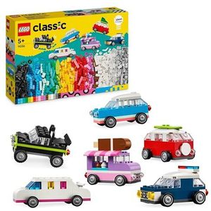LEGO Classic Creatieve voertuigen, Kleurrijke Speelgoed Auto's en meer, Bouwpakket voor Kinderen, Cadeau voor Jongens en Meisjes vanaf 5 Jaar 11036