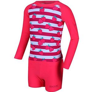 Valo Rash Suit set met top en short met opdruk