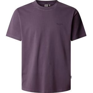 Pepe Jeansvoor mannen. PM508664 Jacko T-shirt lila (L), Casual, Katoen, Korte mouwen, Duurzaam