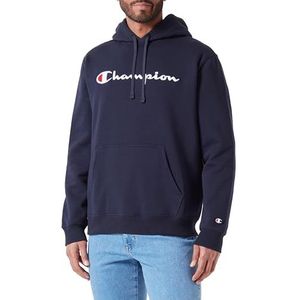Champion Legacy Icons-Heavy Fall Fleece sweatshirt met capuchon voor heren, Navy Blauw, S