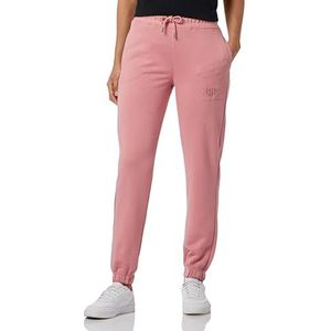 GANT REG Tonal Shield joggingbroek voor dames, casual broek, California PINK melange, standaard, California Pink Melange, M