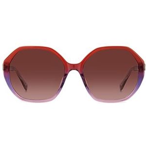 Kate Spade Waverly/G/S bril, rood, 57 dames, Rood