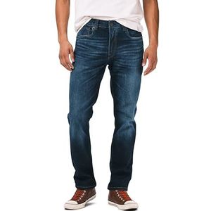 Buffalo David Bitton Slim Ash Jeans voor heren, 34W / 34L
