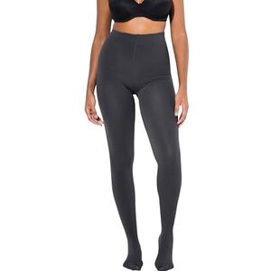 Ulla Popken Grote maten grote maten plussize thermische panty, warm, ondoorzichtig, stretchcomfort, donkergrijs, 44/46