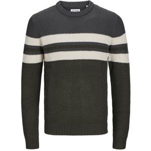 Jack & Jones JJSANDER Knit Crew Neck, Rosin/Detail: blokkering, S