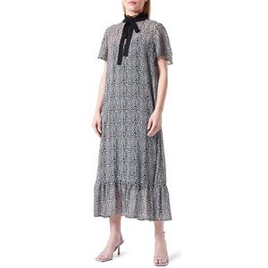 COBIE Midi-jurk voor dames van chiffon, Midi-jurk van chiffon, M