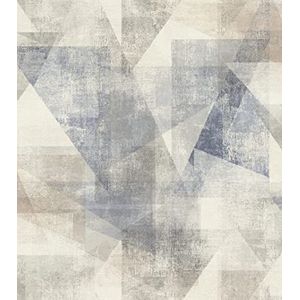 Rasch Behang vliesbehang (grafisch) blauw 10,05 m x 0,53 m Linares 617955 behang
