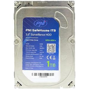 PNI Interne Harde Schijf SafeHouse 1TB, 3.5"" HDD, CCTV, 64MB, voor bewakingssystemen