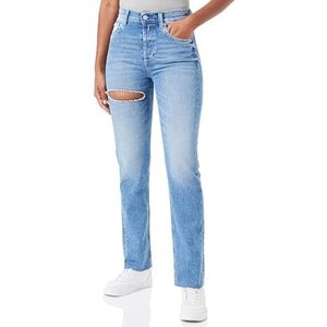 Replay Dames Straight Fit Jeans Maijke Rose Label Collectie, 011 Super Light Blue, 26W x 30L