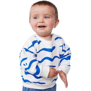 Petit Bateau - Sweatshirt - Malvavisco/Porseleinen - Katoen