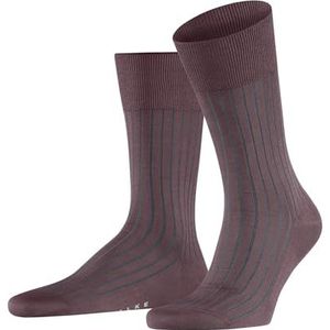 FALKE Heren Sokken Shadow M So katoen gedessineerd 1 paar, Roze Roan Rouge 8936, 39-40