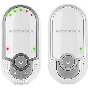 Motorola MBP 11 - Digitale draadloze babyfoon, met DECT-technologie voor audiobewaking, eco-modus en riemclip - Wit