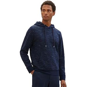 TOM TAILOR Sweatshirt voor heren, 32438 - Navy Soft Spacedye, M