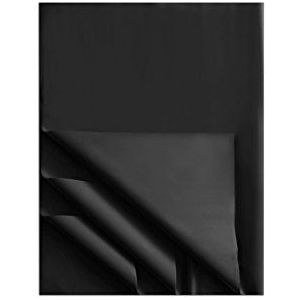 Carte Dozio - Zwart zijdepapier - 50 vellen per verpakking - F.to cm 76 x 100-21 g/m²