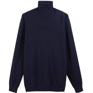 Diana Studio - Coltrui van kasjmier en wol, heren, lange mouwen, casual fit, blauw, XL, Blauw, XL/XXL