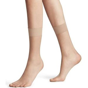 FALKE Dames Sokken Shelina 12 DEN W SO Ultra Transparent eenkleurig 1 Paar, Huidskleur (Brasil 4679), 35-38