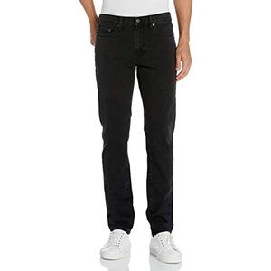 Amazon Essentials Men's Spijkerbroek met slanke pasvorm, Gewassen zwart, 35W / 30L