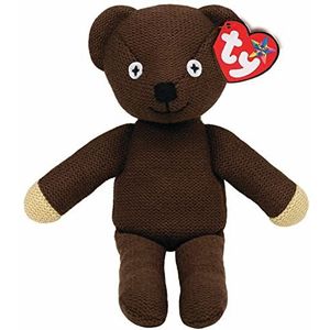 TY Toys Mr. Bean Teddybeer Medium - Beanie Baby zachte pluche speelgoed - verzamelbare knuffelknuffel knuffel knuffel