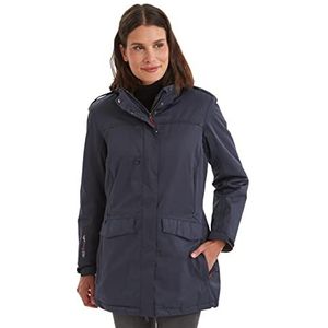 Killtec Dames parka functionele parka met afritsbare capuchon voor hondenbezitters Ostfold WMN PRK B waterdicht, winddicht, ademend 00814-donker navy 40