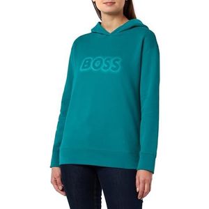BOSS Sweatshirt voor dames, Open Green393, XS