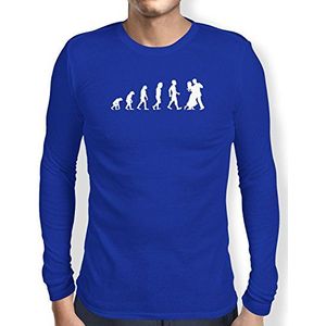 Texlab Heren Dansen Evolution - Heren T-shirt met lange mouwen