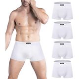 wirarpa - Set van 4 - Boxershorts - Wit - Microvezel