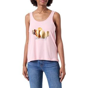 ONLY Dames Onlhenny Life Reg S/L Tanktop Box JRS Tanktop, roze, XL