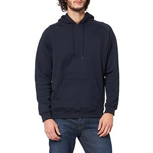 Urban Classics Blanke hoodie Sweatshirt met capuchon heren, Blau, L