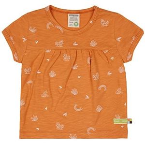 loud + proud Unisex Kids Slub Jersey met opdruk, GOTS-gecertificeerd T-shirt, Carrood, 86/92, karrood