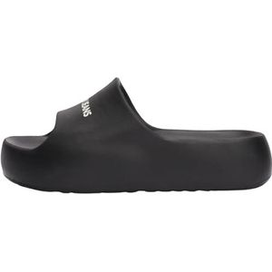 Tommy Jeans TJW Flatform Pool Slide ESS EN0EN02763 Teenslippers, zwart, 6/6.5 UK, Zwart, 6/6.5 UK
