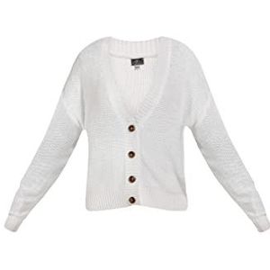 Colina Gebreid damesvest 39507093-CO02, wit, XL/XXL, wit, XL/XXL