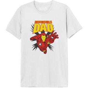 Marvel MEMARCOTS311 T-shirt voor heren, wit, maat S, Wit, S