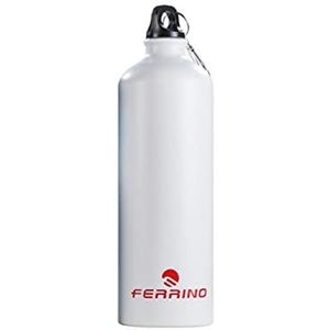 Ferrino Trickle, drinkfles van aluminium, uniseks, voor volwassenen, wit, eenheidsmaat