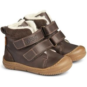 Wheat Snug Tex Baby Kinderschoenen, uniseks, 80% leer, 20% suède, ademend, waterdicht, 3053 Donkerbruin, 21 EU