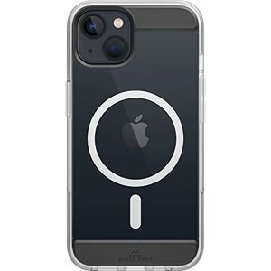 Black Rock - Hoes Mag Air Case geschikt voor Apple iPhone 14 I telefoonhoes MagSafe compatibel, transparant, transparant, dun (zwart)