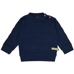 loud + proud Unisex Kids Jacquard Uni, van biologisch katoen, GOTS-gecertificeerd sweatshirt, ultra marine, 74-80