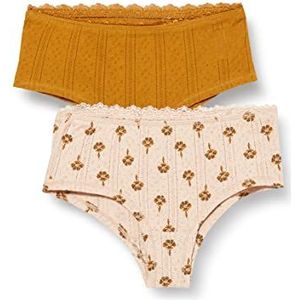 Noa Noa miniature Girl's FionaNNM ondergoed, print/goudbruin, 110/5Y